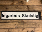 Gatuskylt Skolstig