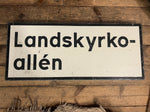 Gatuskylt Landskyrk