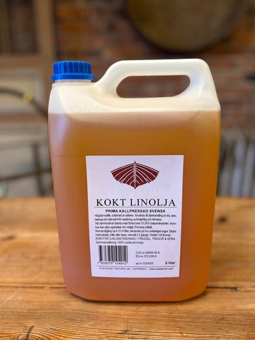 Kokt linolja 5 L